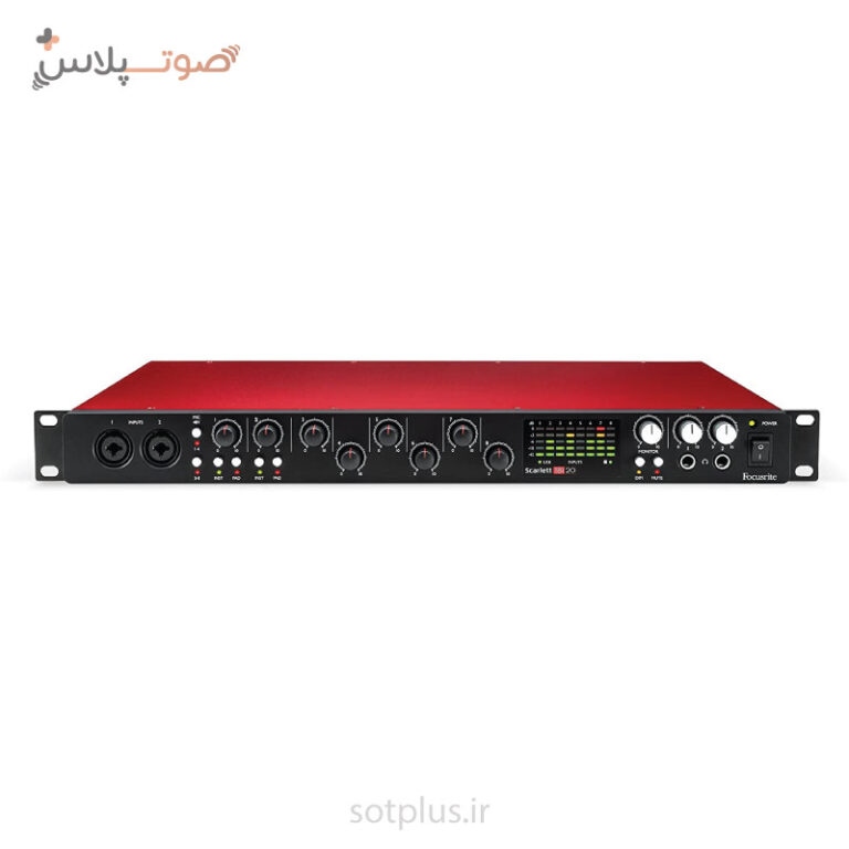 کارت صدا فوکوسرایت | کارت صدا FOCUSRITE SCARLETTE 18i20