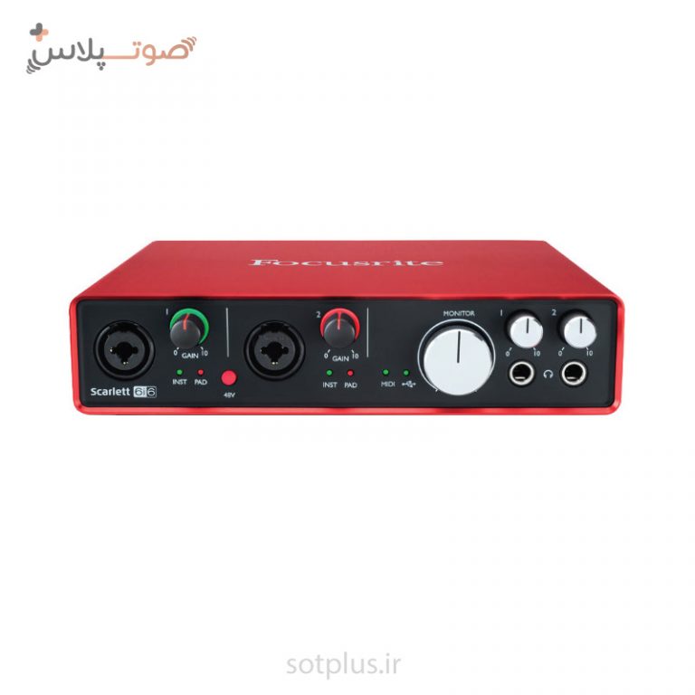 مقایسه ، بررسی و خرید کارت صدا فوکوسرایت Scarlett 6i6 + مشاوره رایگان ©