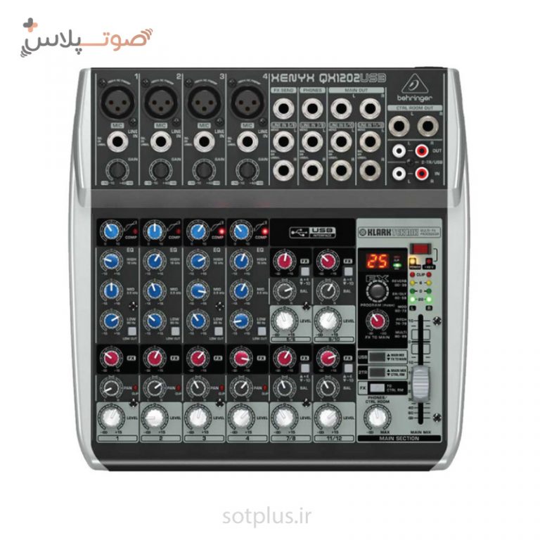 میکسر بهرینگر QX1202USB + © مشاوره و خرید + اصالت کالا