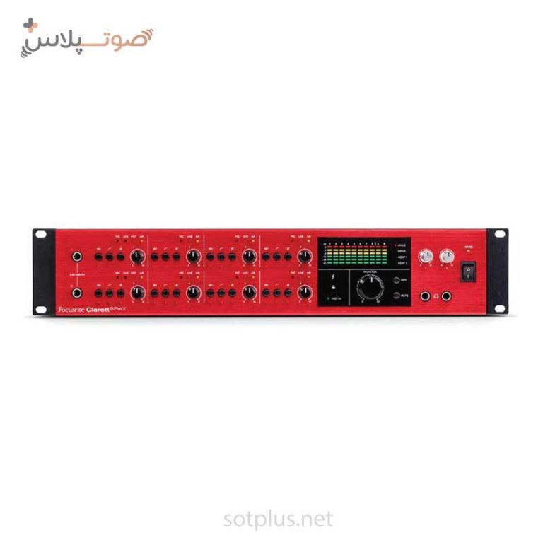 کارت صدا Focusrite Clarett 8Pre X Thunderbolt