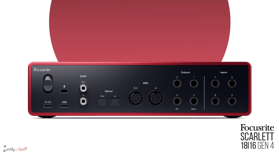 کارت صدا Focusrite Scarlett 18i16 4th Gen