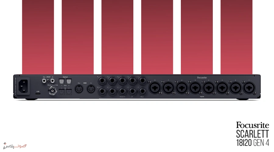 کارت صدا Focusrite Scarlett 18i20 4th Gen
