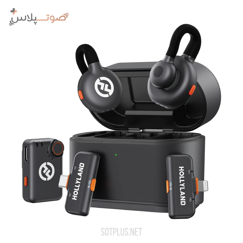 میکروفون بی سیم Hollyland LARK M2S Ultimate Combo میکروفون بی سیم Hollyland LARK M2S Ultimate Combo