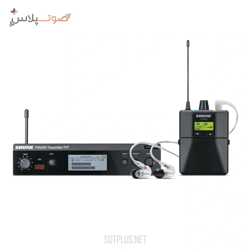 سیستم مانیتورینگ بی سیم Shure P3TRA215CL سیستم مانیتورینگ بی سیم Shure P3TRA215CL