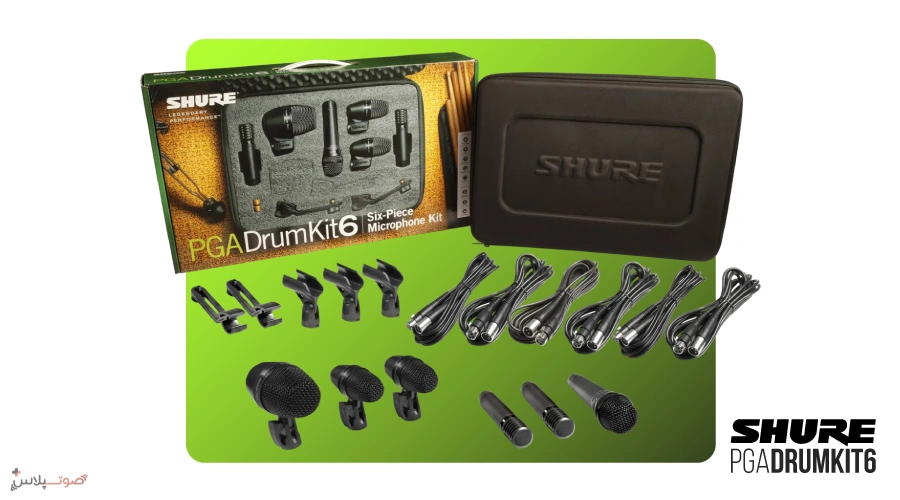 میکروفون‌ Shure PGADRUMKIT6