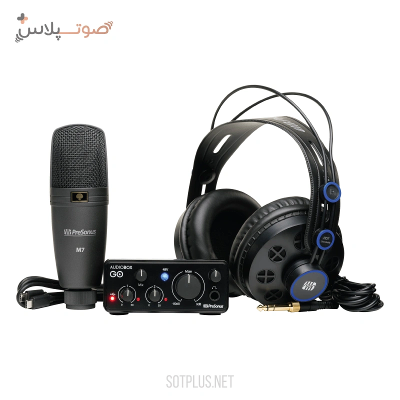 پکیج استودیویی Presonus AudioBox GO Creator Bundle پکیج استودیویی Presonus AudioBox GO Creator Bundle