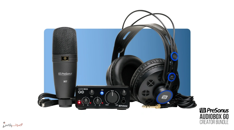پکیج استودیویی Presonus AudioBox GO Creator Bundle
