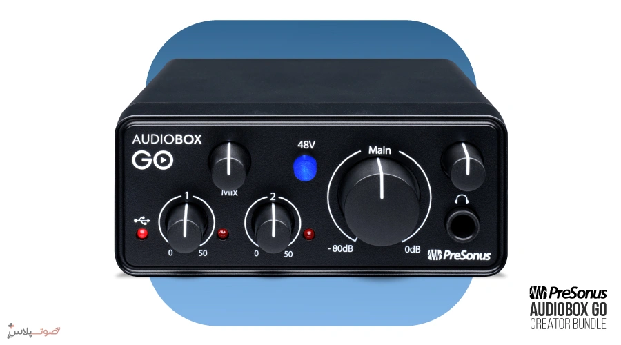 پکیج استودیویی Presonus AudioBox GO Creator Bundle