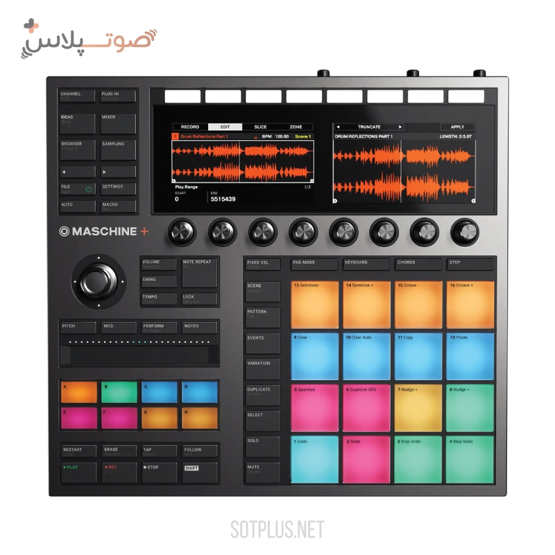 سمپلر و سیکوئنسر Native Instruments Maschine Plus سمپلر و سیکوئنسر Native Instruments Maschine Plus