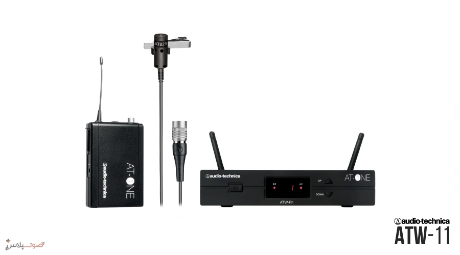 میکروفون یقه‌ای Audio-Technica ATW-11 + AT829cW