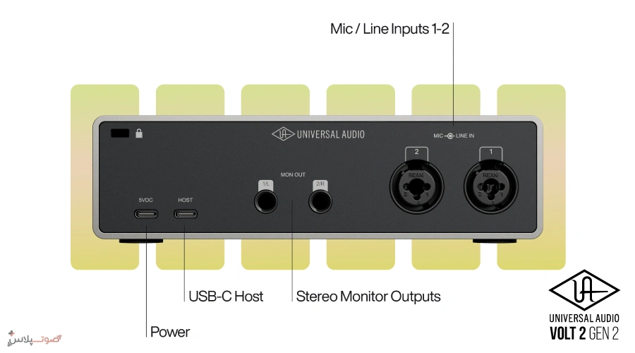 کارت صدا Universal Audio Volt 2 Gen 2