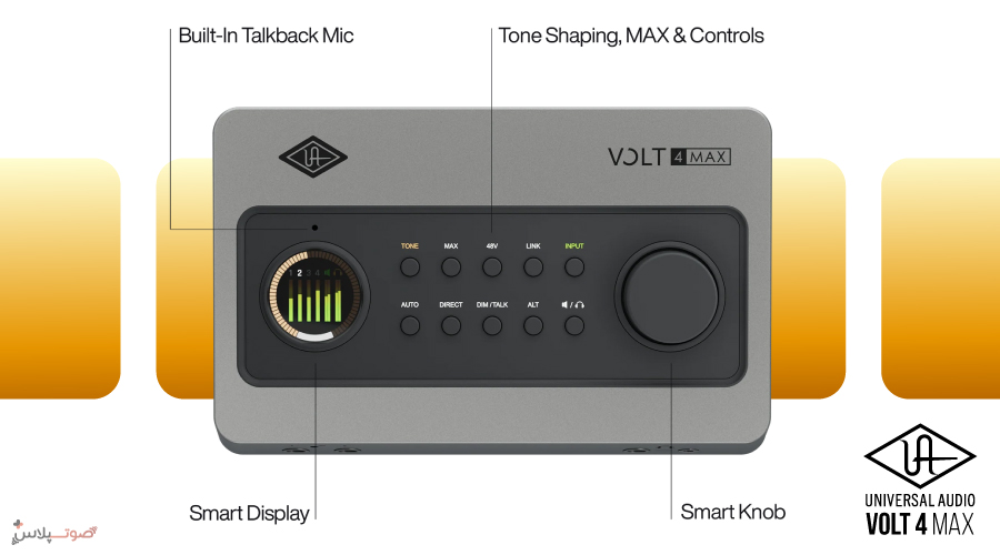 کارت صدا Universal Audio Volt 4 Max