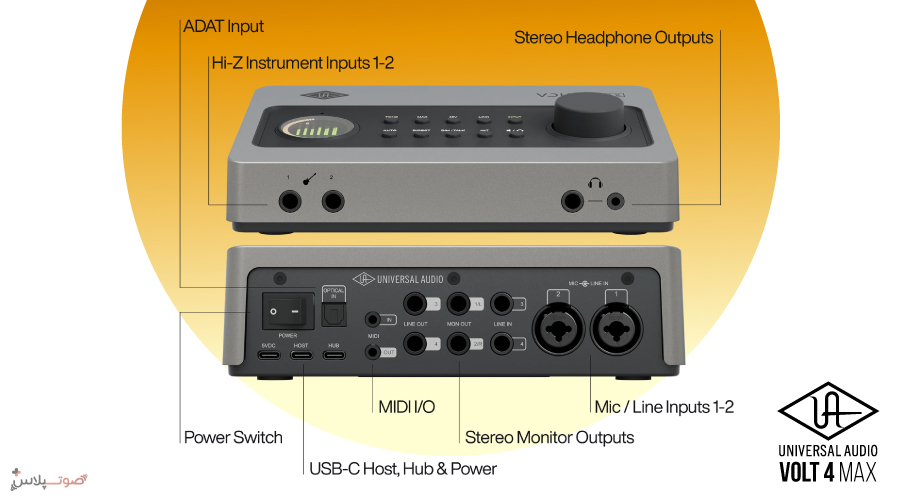 کارت صدا Universal Audio Volt 4 Max